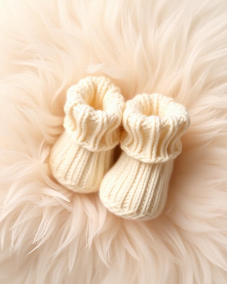 Cloud Baby Booties